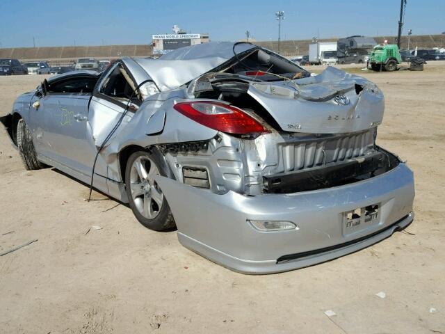 4T1CE30P57U757651 - 2007 TOYOTA CAMRY SOLA SILVER photo 3