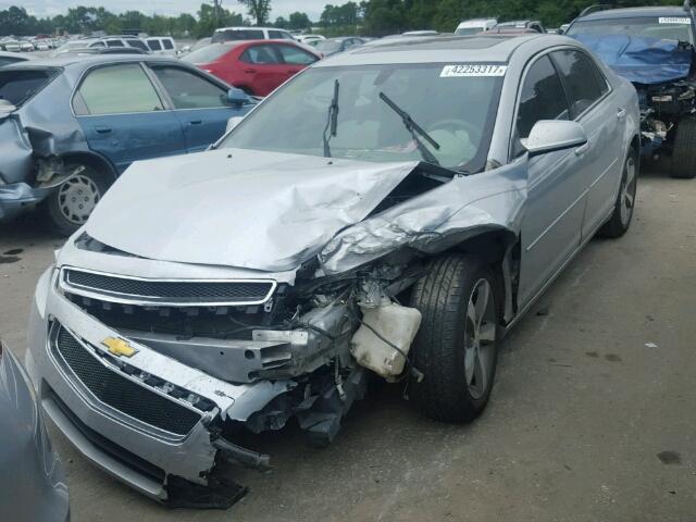 1G1ZC5E16BF351260 - 2011 CHEVROLET MALIBU 1LT SILVER photo 2