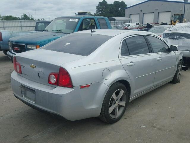 1G1ZC5E16BF351260 - 2011 CHEVROLET MALIBU 1LT SILVER photo 4