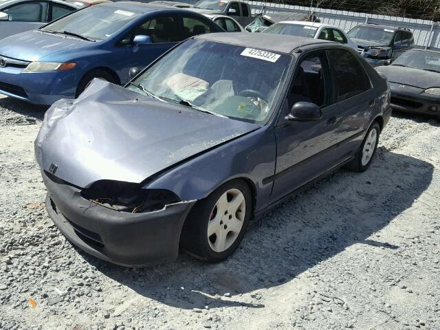 1HGEG855XRL033363 - 1994 HONDA CIVIC LX GRAY photo 2