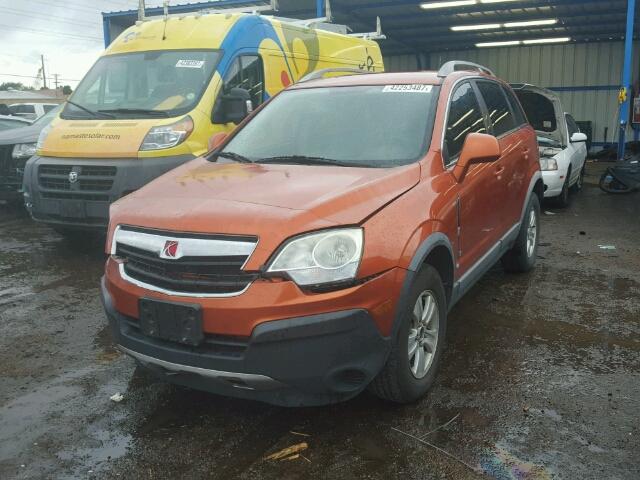 3GSDL43N48S500775 - 2008 SATURN VUE XE ORANGE photo 2