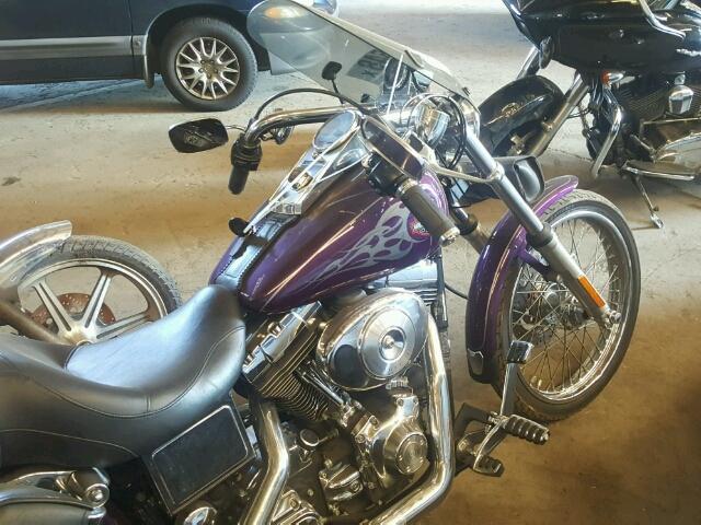 1HD1GEV122K406558 - 2002 HARLEY-DAVIDSON FXDWG PURPLE photo 5