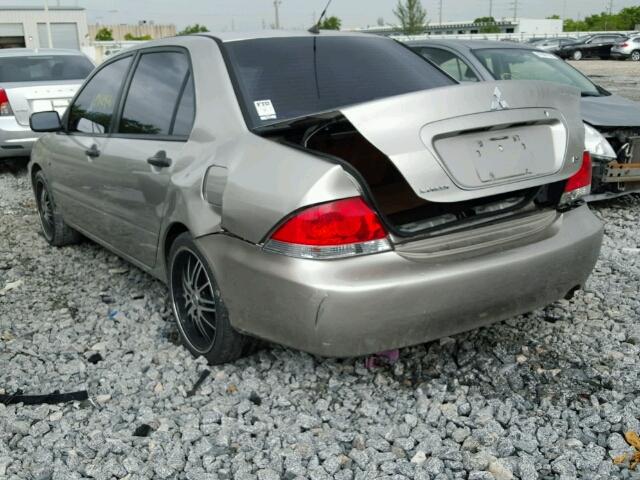 JA3AJ26E36U044641 - 2006 MITSUBISHI LANCER ES SILVER photo 3