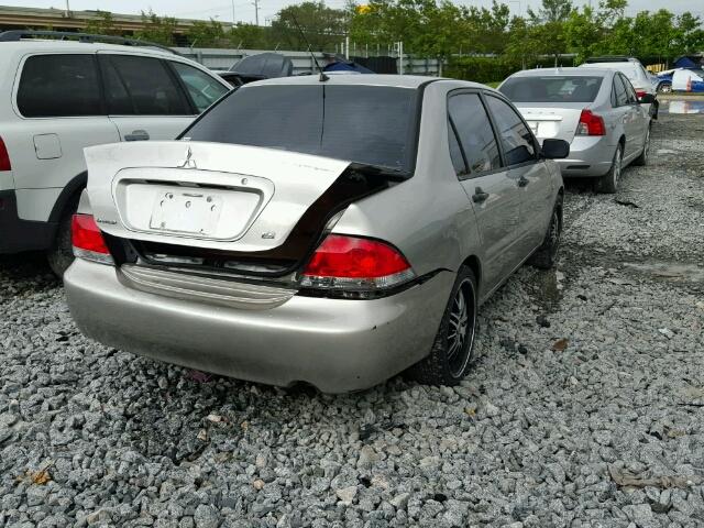 JA3AJ26E36U044641 - 2006 MITSUBISHI LANCER ES SILVER photo 4