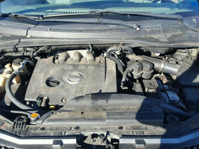 5N1BV28U55N119990 - 2005 NISSAN QUEST GRAY photo 7