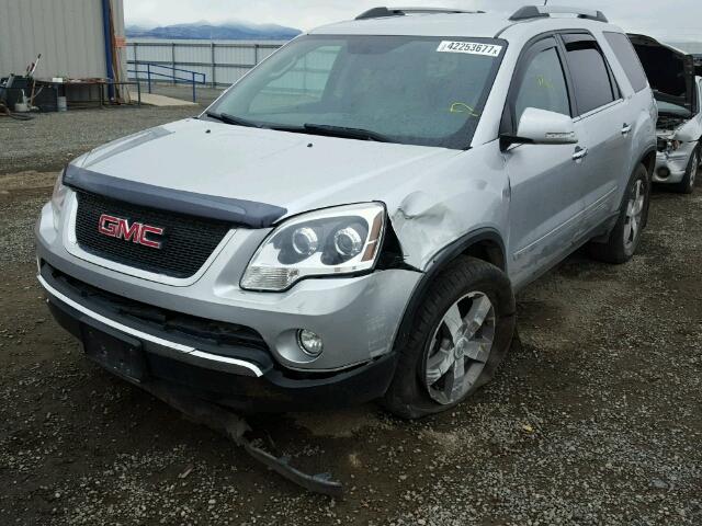 1GKLVMED3AJ178650 - 2010 GMC ACADIA SLT SILVER photo 2