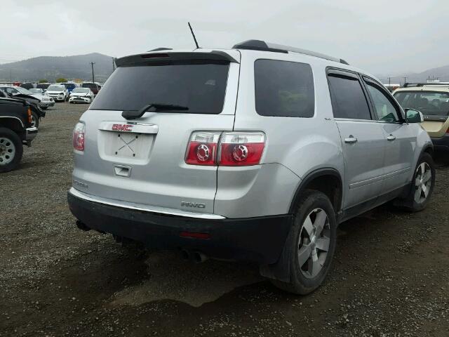 1GKLVMED3AJ178650 - 2010 GMC ACADIA SLT SILVER photo 4