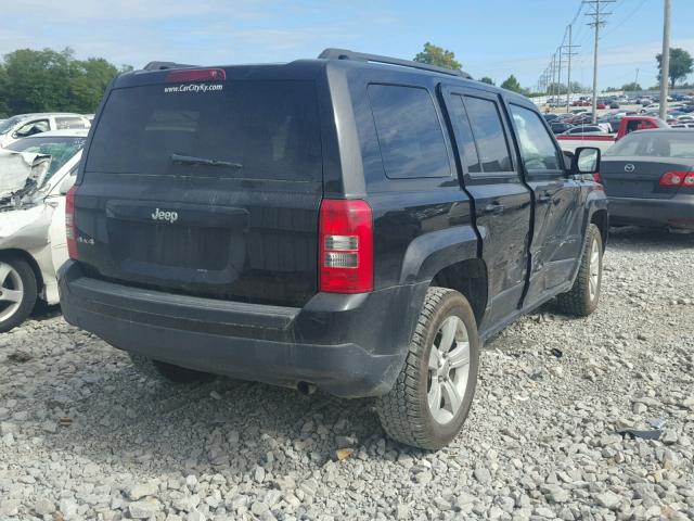 1C4NJRBB7DD125680 - 2013 JEEP PATRIOT SP BLACK photo 4