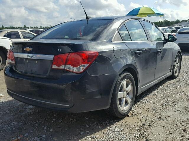 1G1PF5SC4C7226984 - 2012 CHEVROLET CRUZE LT BLACK photo 4