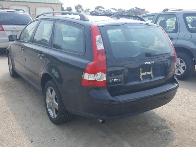 YV1MJ682362151638 - 2006 VOLVO V50 T5 BLACK photo 3