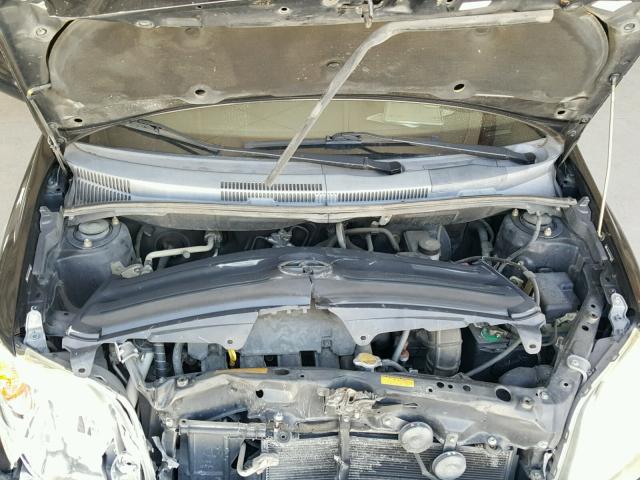 JTKKT624350094541 - 2005 TOYOTA SCION XA BLACK photo 7