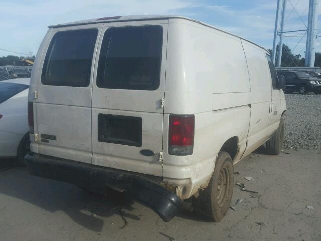 1FTNE24L95HA80396 - 2005 FORD ECONOLINE WHITE photo 4