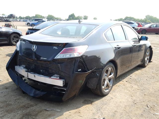 19UUA9E55BA000212 - 2011 ACURA TL BLACK photo 4