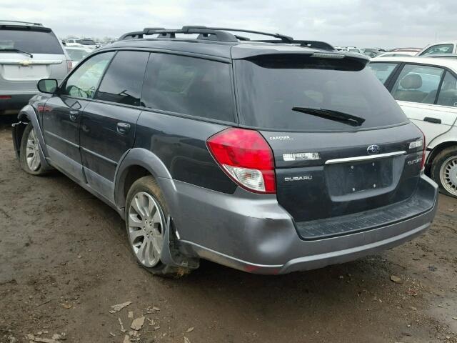 4S4BP66C197325538 - 2009 SUBARU OUTBACK 2. GRAY photo 3