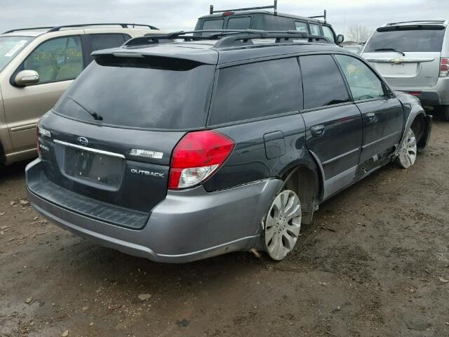 4S4BP66C197325538 - 2009 SUBARU OUTBACK 2. GRAY photo 4