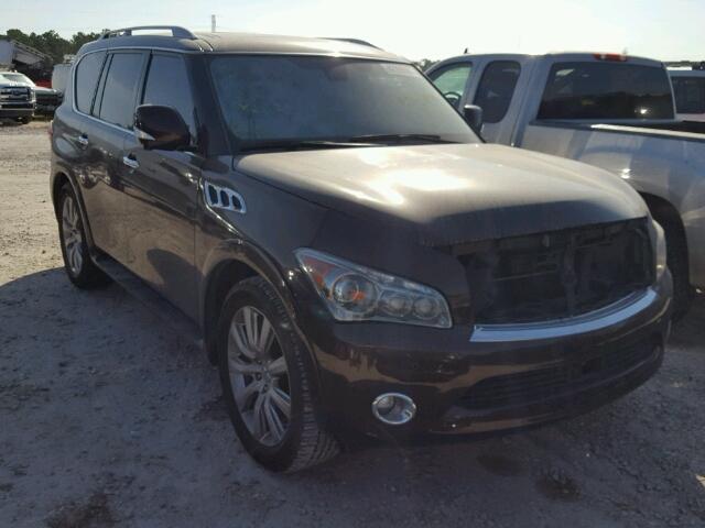 JN8AZ2NF4B9501124 - 2011 INFINITI QX56 BROWN photo 1