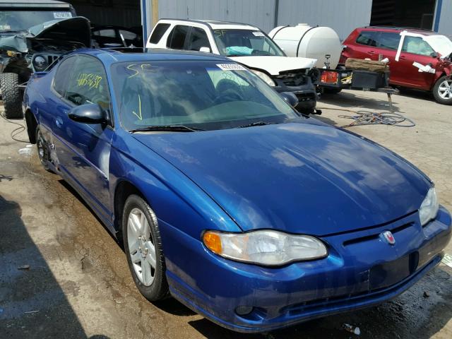 2G1WX12K439149265 - 2003 CHEVROLET MONTE CARL BLUE photo 1