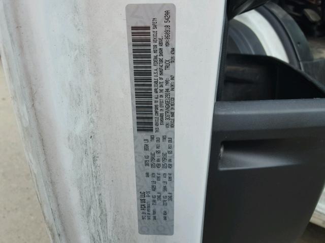 3C6TRVNGXGE129104 - 2016 RAM PROMASTER 白色 照片 10