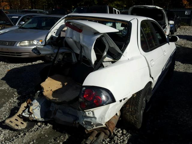 3N1AB51D52L713143 - 2002 NISSAN SENTRA WHITE photo 4