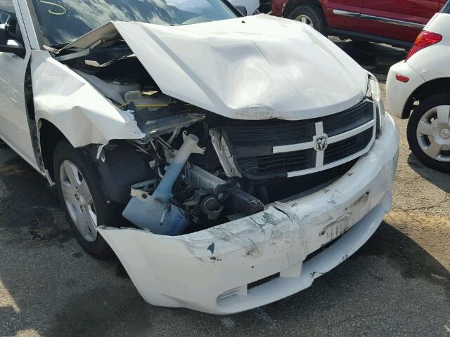 1B3CC4FB8AN124821 - 2010 DODGE AVENGER SX WHITE photo 9