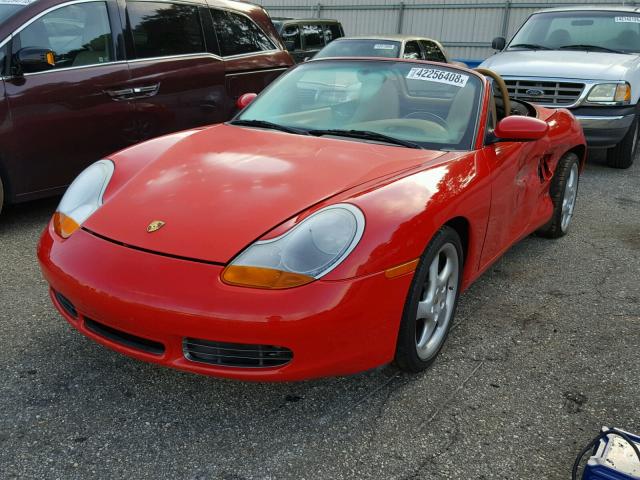 WP0CB29821U664161 - 2001 PORSCHE BOXSTER S RED photo 2