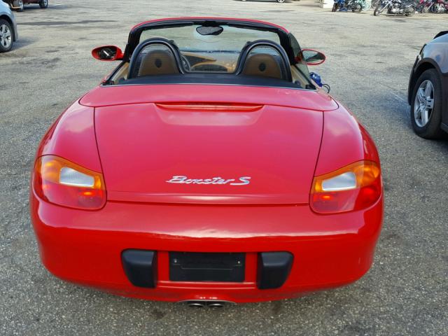 WP0CB29821U664161 - 2001 PORSCHE BOXSTER S RED photo 6