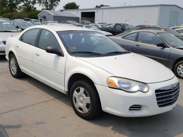 1C3EL46J74N386935 - 2004 CHRYSLER SEBRING LX WHITE photo 1