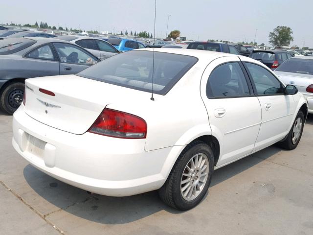 1C3EL46J74N386935 - 2004 CHRYSLER SEBRING LX WHITE photo 4