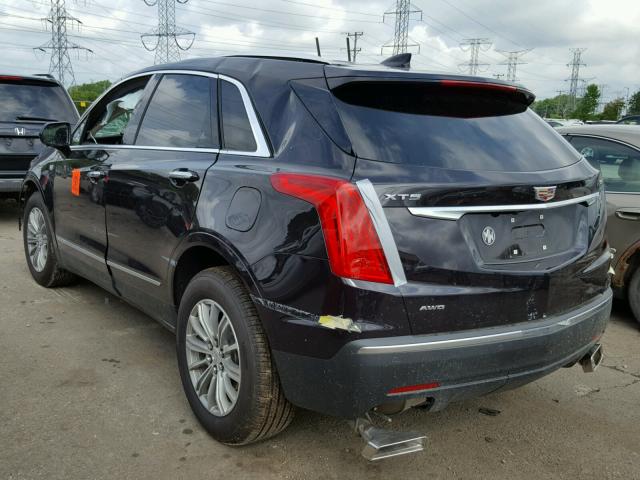 1GYKNDRS0JZ208571 - 2018 CADILLAC XT5 LUXURY PURPLE photo 3