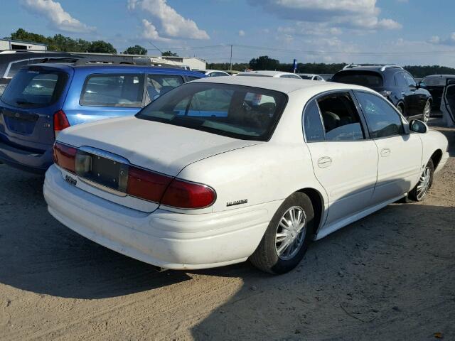 1G4HP54K724220900 - 2002 BUICK LESABRE WHITE photo 4