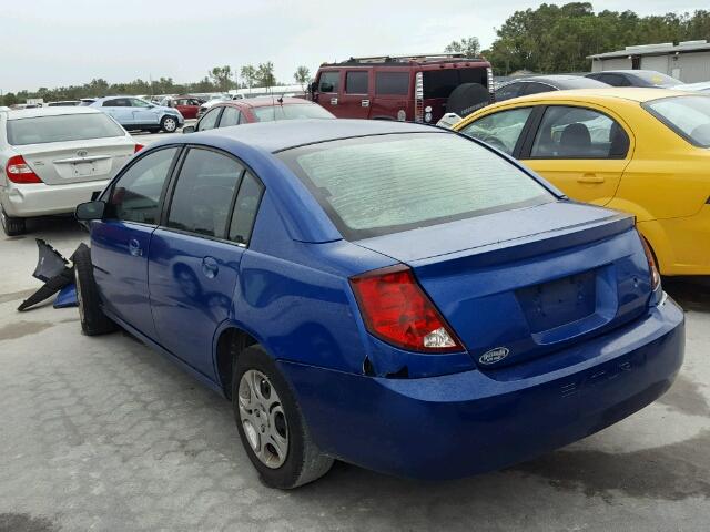 1G8AJ52F35Z138354 - 2005 SATURN ION BLUE photo 3