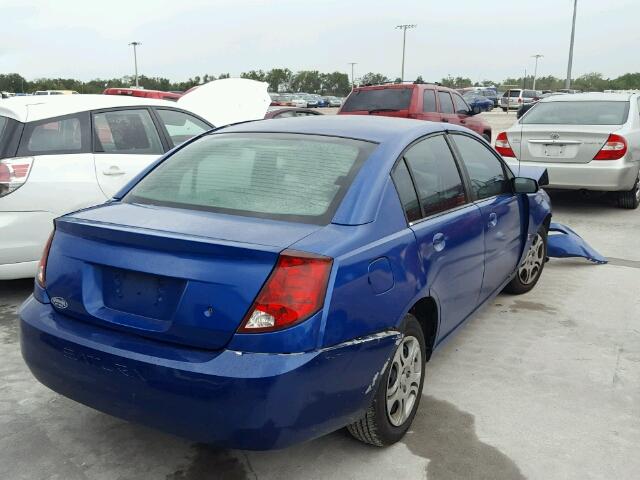 1G8AJ52F35Z138354 - 2005 SATURN ION BLUE photo 4