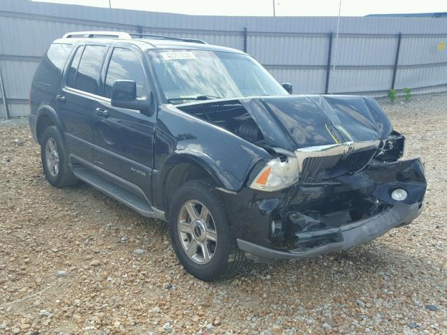 5LMEU88HX4ZJ46290 - 2004 LINCOLN AVIATOR 黑色 照片 1