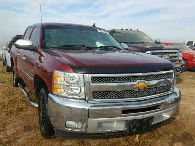 3GCPCSE07DG114301 - 2013 CHEVROLET SILVERADO BURGUNDY photo 1