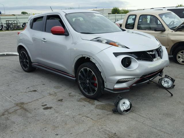 JN8DF5MR0ET100406 - 2014 NISSAN JUKE NISMO SILVER photo 1