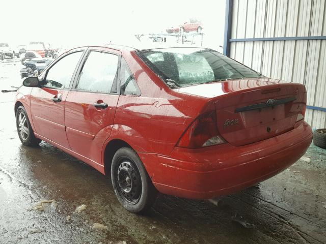 1FAFP34P42W357122 - 2002 FORD FOCUS SE RED photo 3
