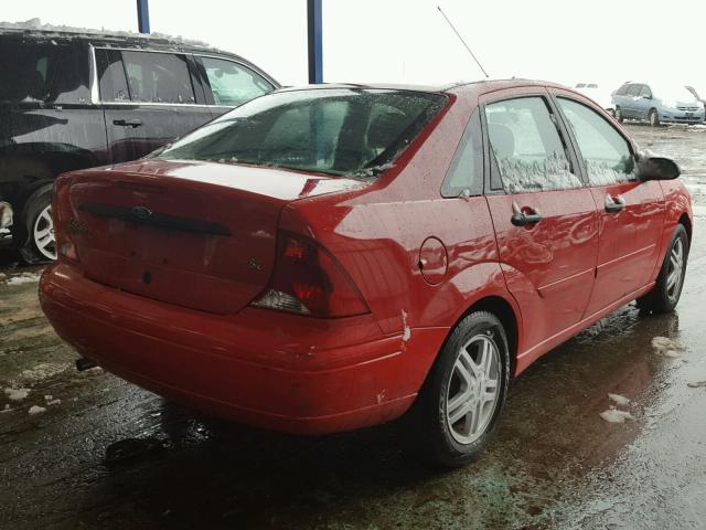 1FAFP34P42W357122 - 2002 FORD FOCUS SE RED photo 4