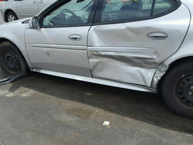 2G2WP522551165057 - 2005 PONTIAC GRAND PRIX SILVER photo 9