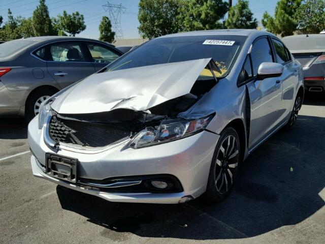 19XFB2F96EE263422 - 2014 HONDA CIVIC SILVER photo 2