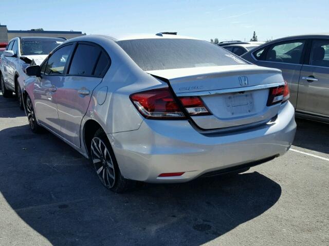 19XFB2F96EE263422 - 2014 HONDA CIVIC SILVER photo 3