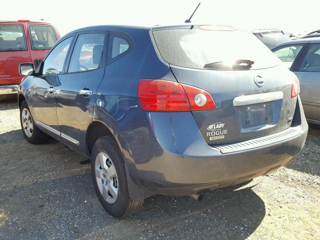 JN8AS5MV3EW713159 - 2014 NISSAN ROGUE SELE GRAY photo 3