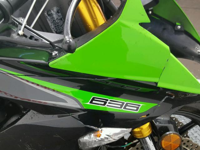 JKBZXJE18DA000490 - 2013 KAWASAKI ZX636 E GREEN photo 19