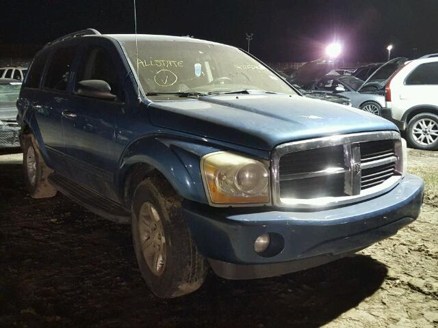 1D4HD48K04F140267 - 2004 DODGE DURANGO SL BLUE photo 1