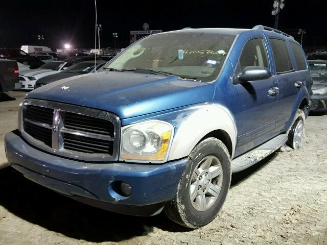 1D4HD48K04F140267 - 2004 DODGE DURANGO SL BLUE photo 2