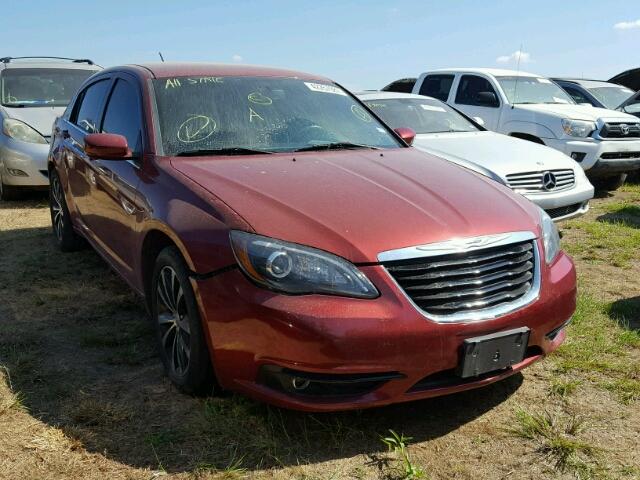 1C3CCBCG1EN156488 - 2014 CHRYSLER 200 RED photo 1