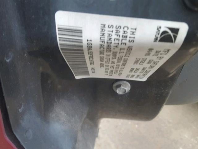 1G8AJ52F95Z167261 - 2005 SATURN ION LEVEL MAROON photo 10