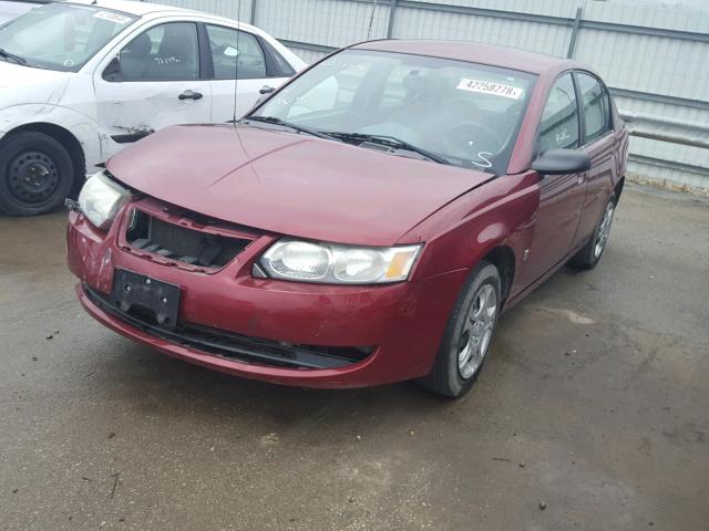 1G8AJ52F95Z167261 - 2005 SATURN ION LEVEL MAROON photo 2