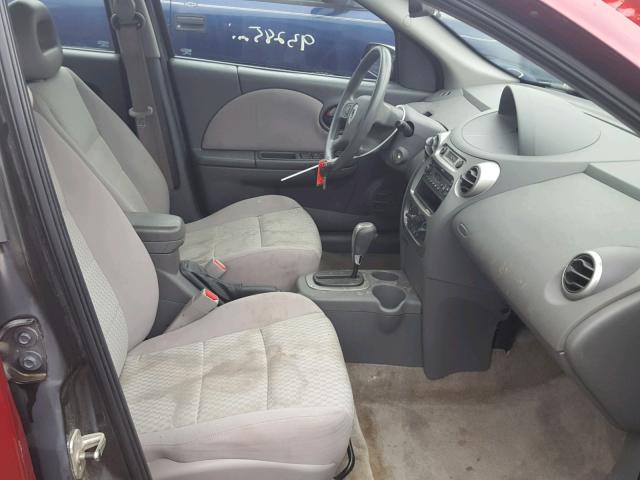 1G8AJ52F95Z167261 - 2005 SATURN ION LEVEL MAROON photo 5