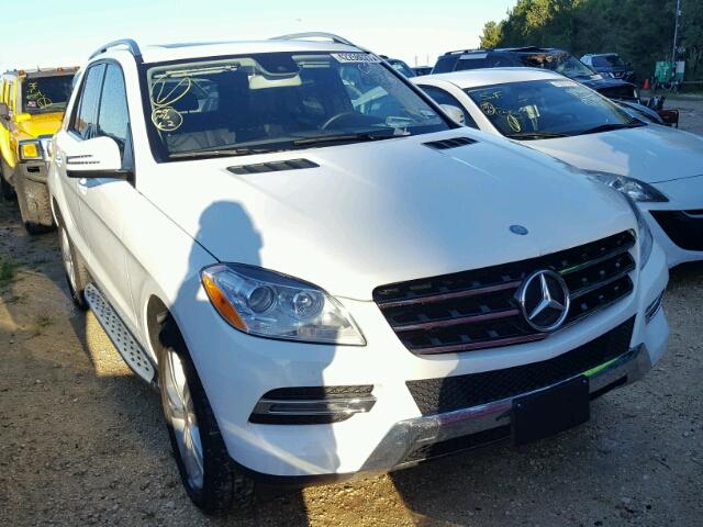 4JGDA5JB8FA577613 - 2015 MERCEDES-BENZ ML WHITE photo 1