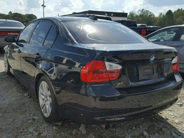 WBAVA33567KX76902 - 2007 BMW 328 BLACK photo 3